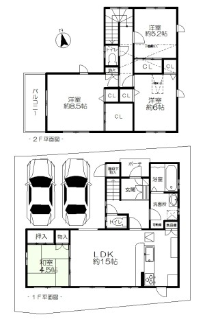 茶山4丁目新築戸建 間取り