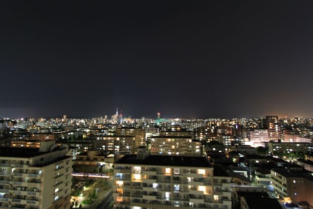 共用廊下から