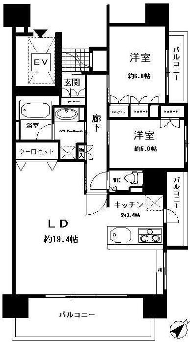 MJR室見801間取