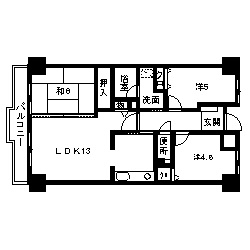 ｶﾞｰﾃﾞﾝﾗｲﾌ和白丘弍番館305号