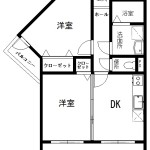 ｴｽﾃｰﾄﾓｱ西長住201間取
