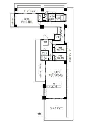 ネクサス西新　間取り