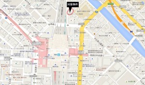 エイルマンション博多駅　地図