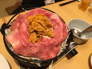 うにすき焼き①