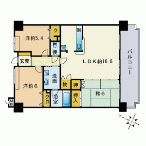 ベルヴィ香椎十番館305号