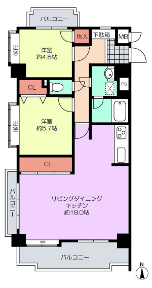 エンゼルハイム長尾　間取り