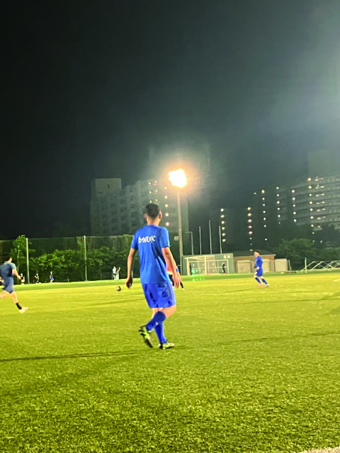サッカー部へ所属