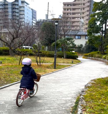 娘と公園